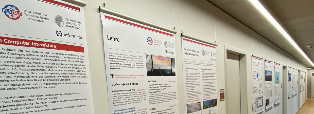 PEASEC offers interdisciplinary courses